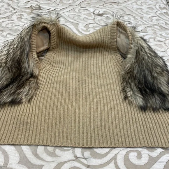 Michael kors knit fur vest - Picture 9 of 9